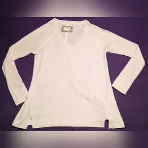 Maeve by Anthropologie Off White Cream Tunic Sweater